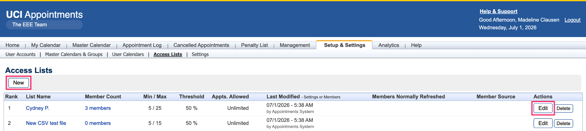 Access Lists